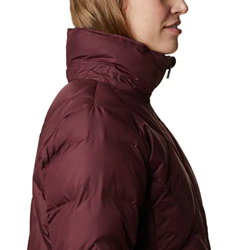 Columbia Women's ICY Heights II Mid Length Down Jacket, Malbec, Large