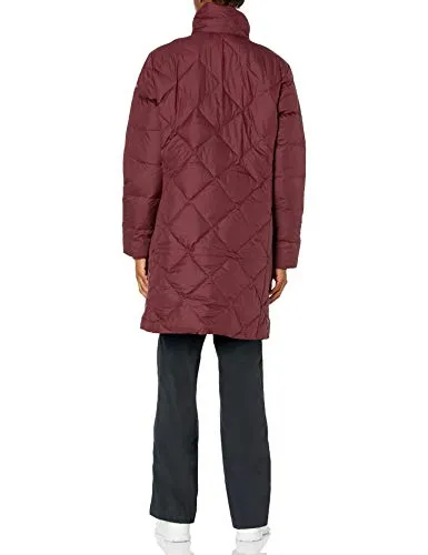 Columbia Women's ICY Heights II Mid Length Down Jacket, Malbec, Large