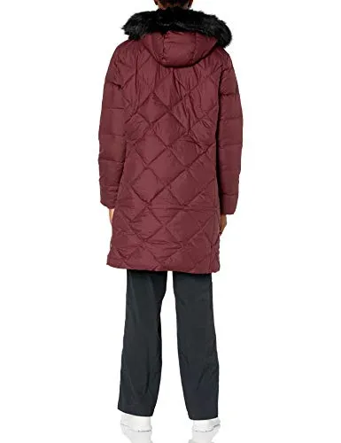 Columbia Women's ICY Heights II Mid Length Down Jacket, Malbec, Large