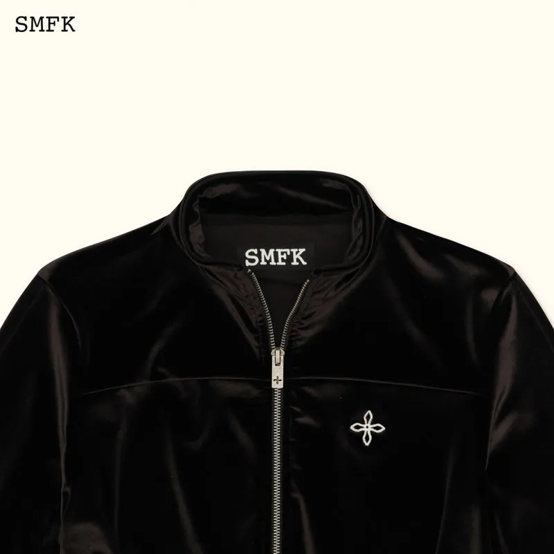 Compass Rove Training Jacket Black Velvet