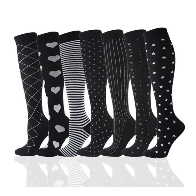 Compression Socks Knee-High Stockings for Men & Women