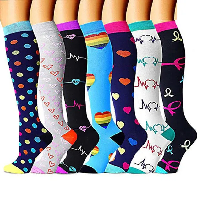 Compression Socks Knee-High Stockings for Men & Women
