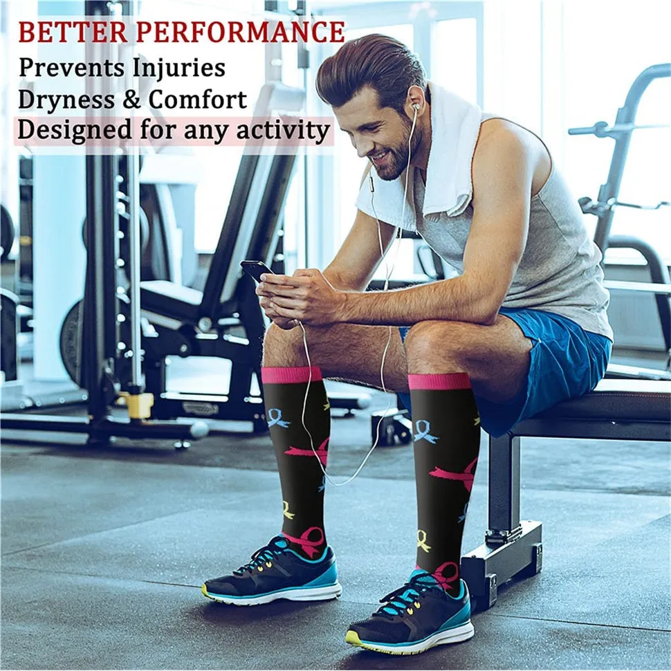Compression Socks Knee-High Stockings for Men & Women