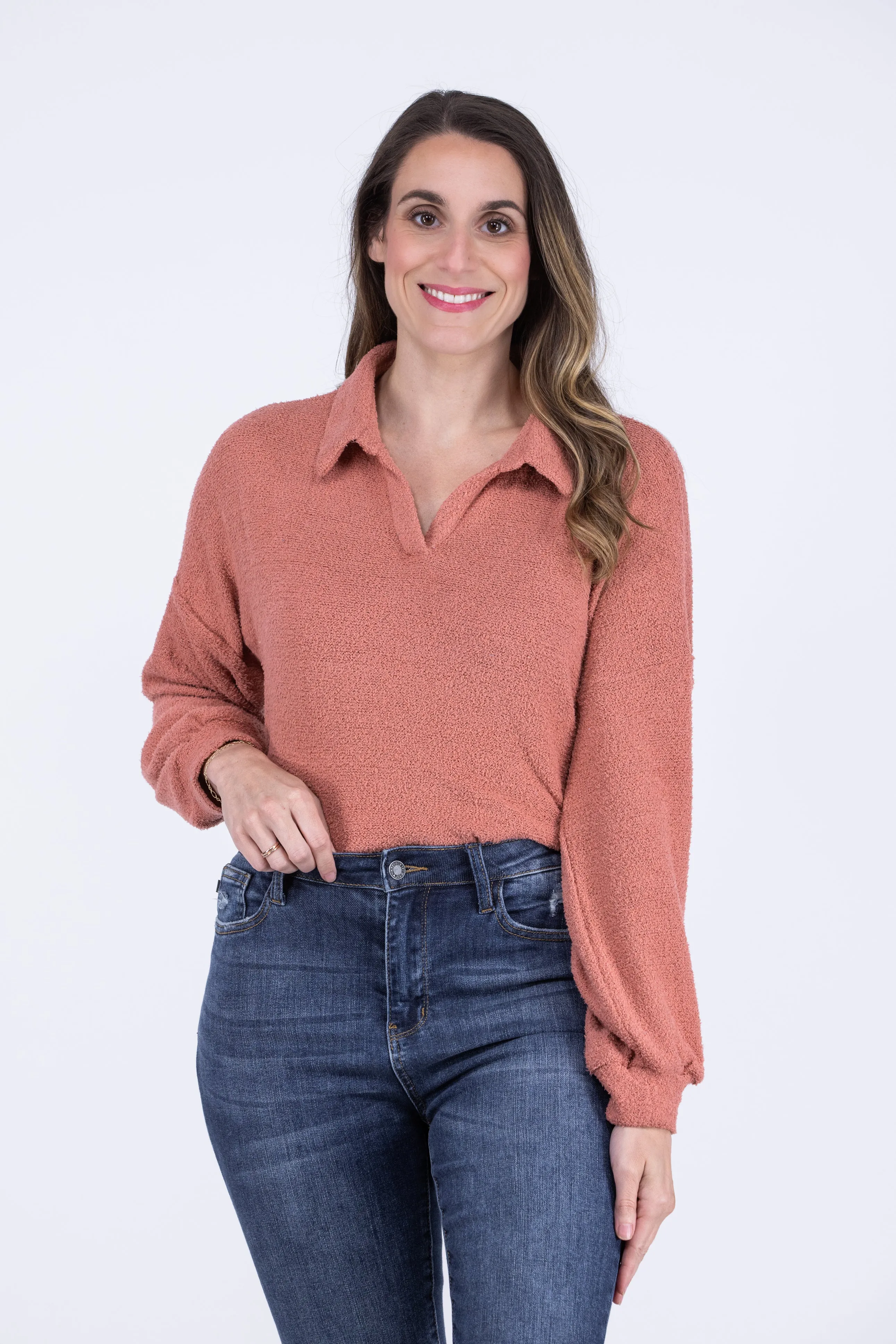 Cozy Comfort Long Sleeve Lounge Top