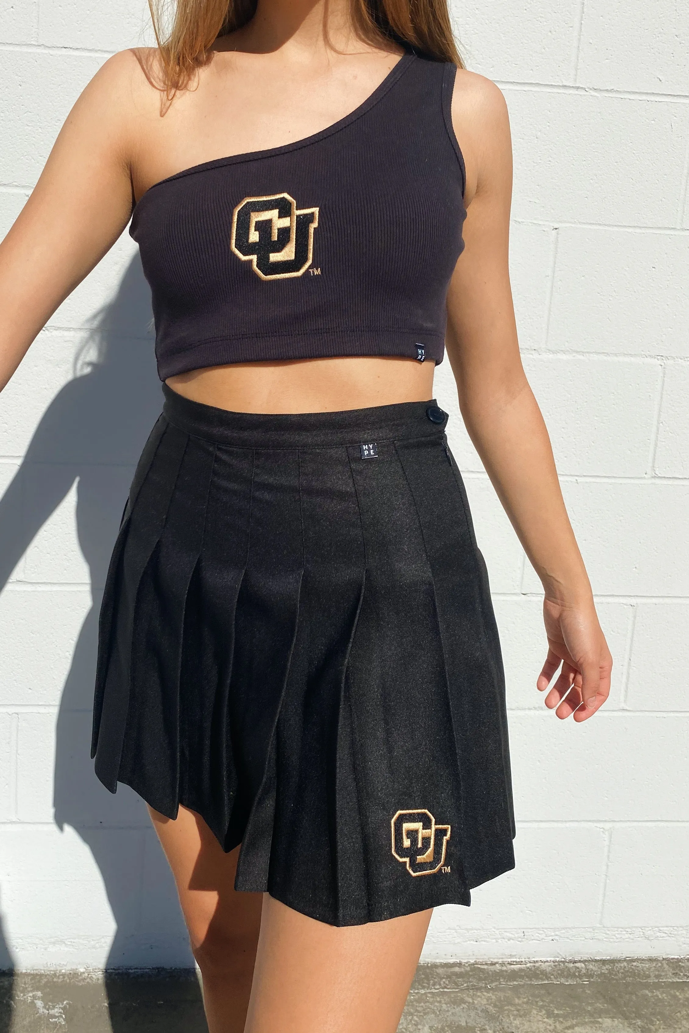 CU Boulder Tennis Skirt