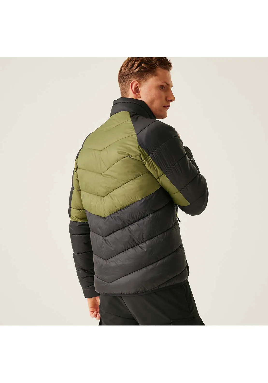 Dalent Short Jacket - Nephrite Green/black