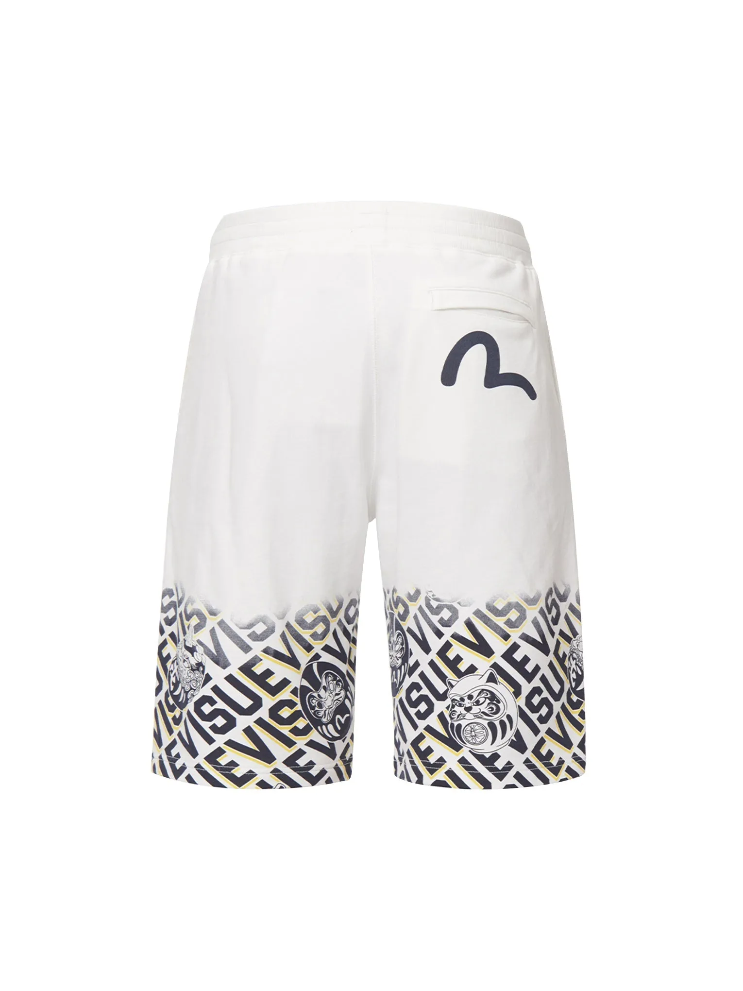 Daruma Monogram Ombre Print Sweat Shorts