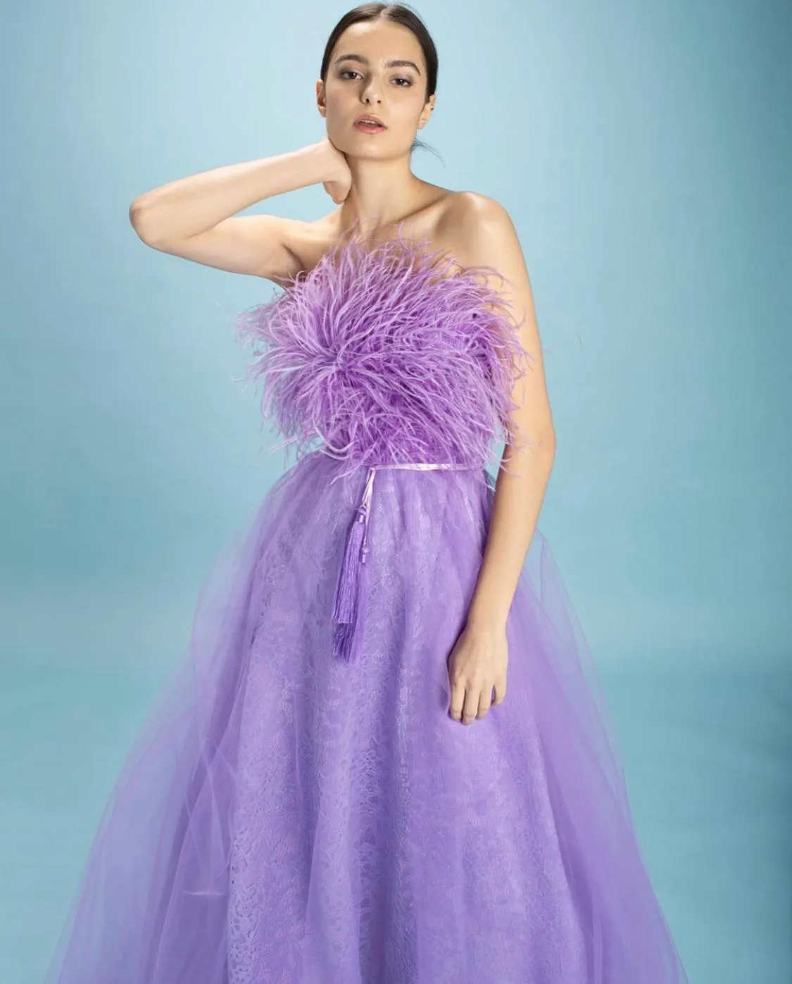 Daydream Feathers Gown