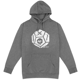 Demeo Dice Hoodie - Gray/White