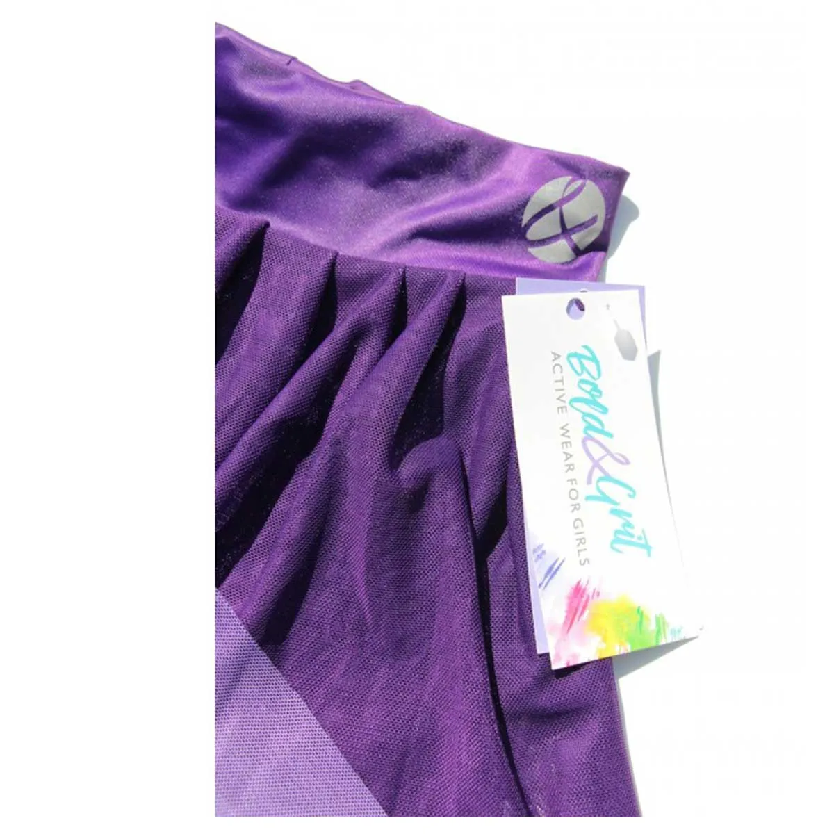 DREAM - GIRLS' FUCHSIA MESH SKORT