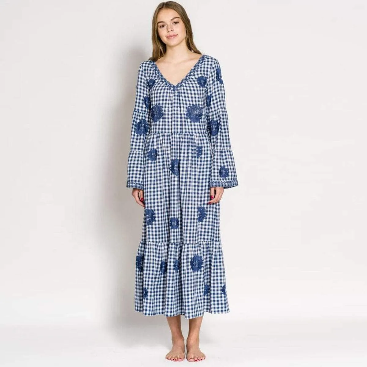 FLORAL BOHO MIDI DRESS