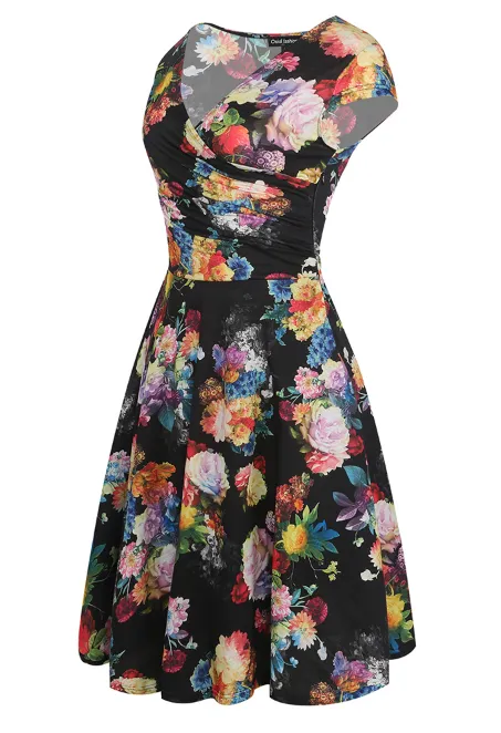 Floral Print Casual Dress