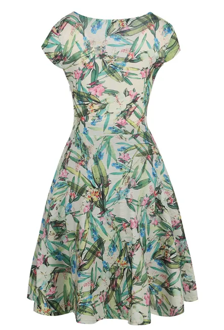 Floral Print Casual Dress