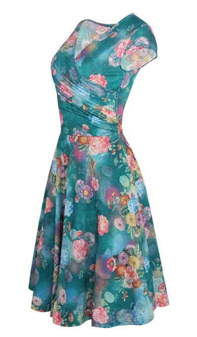 Floral Print Casual Dress