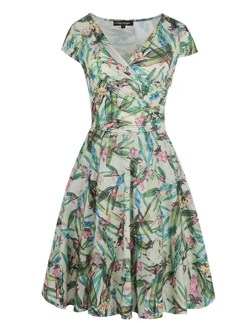 Floral Print Casual Dress
