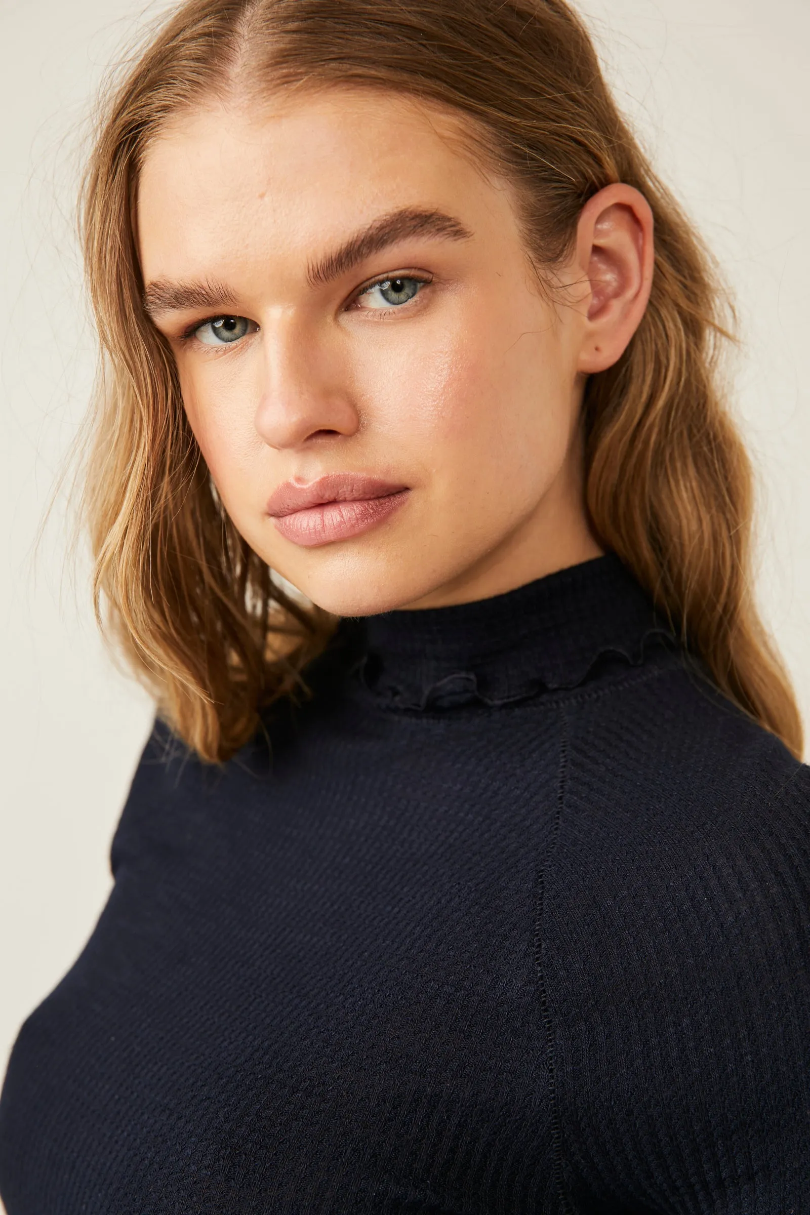 Free People Make It Easy Thermal Jumper In Black