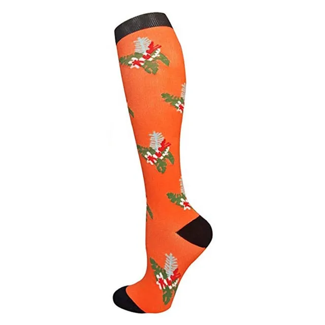 Funny Pattern Compression Socks