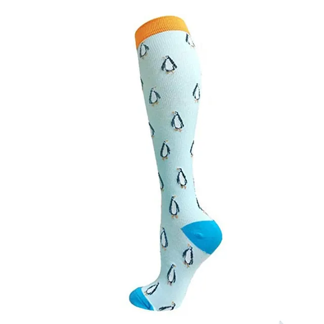 Funny Pattern Compression Socks