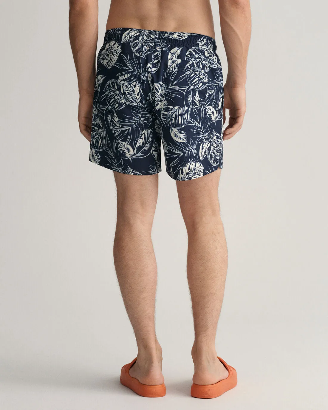 GANT - CF Tropical Leaves Print SW Shorts Marine
