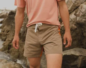 Gato Heroi Surf Shorts in Olive/Rust