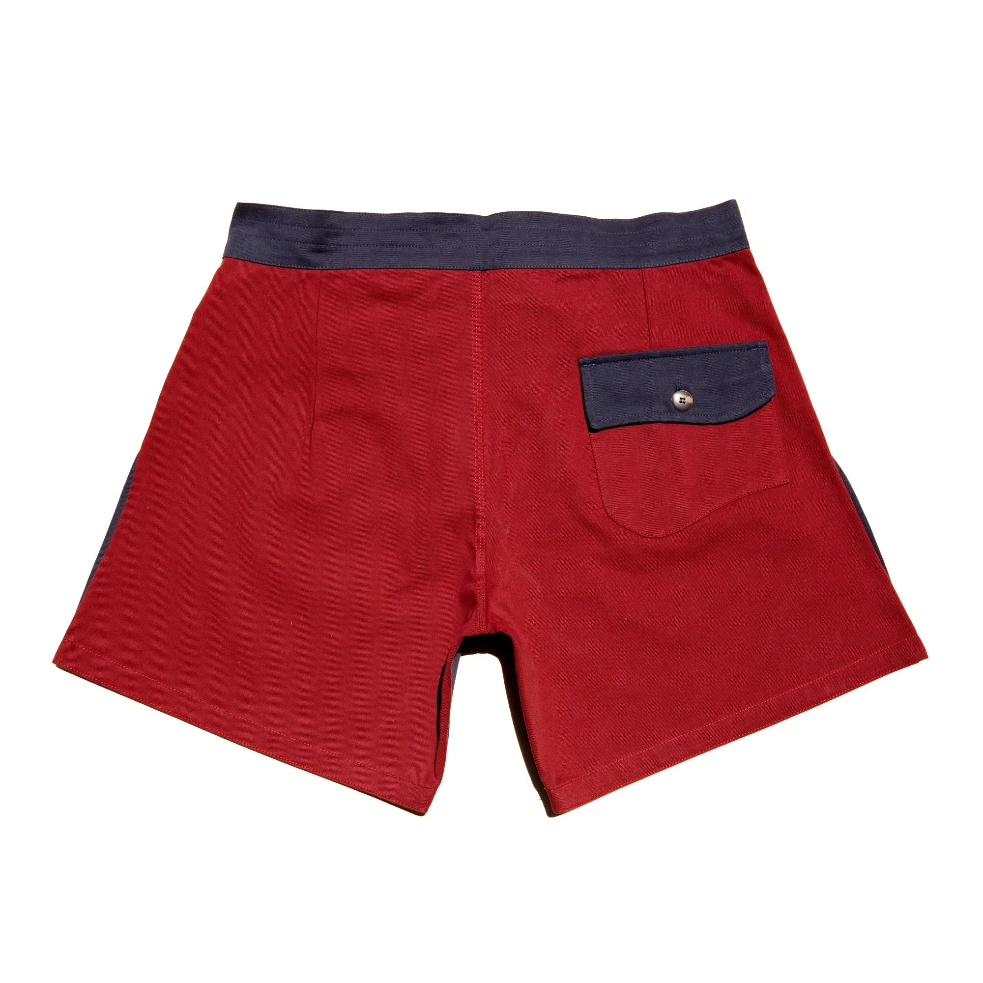 Gato Heroi Surf Shorts in Slate/Blood