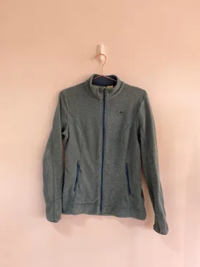Green thermal jumper, Decathlon, Size 10, 12 (Polyester)