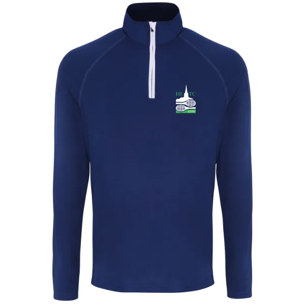 Harrow Lawn Tennis Club- Men's Long Sleeve Performance 1/4 Zip