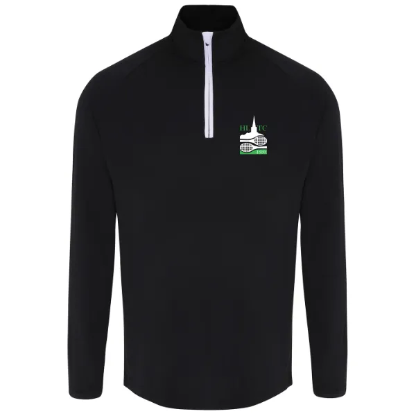 Harrow Lawn Tennis Club- Men's Long Sleeve Performance 1/4 Zip