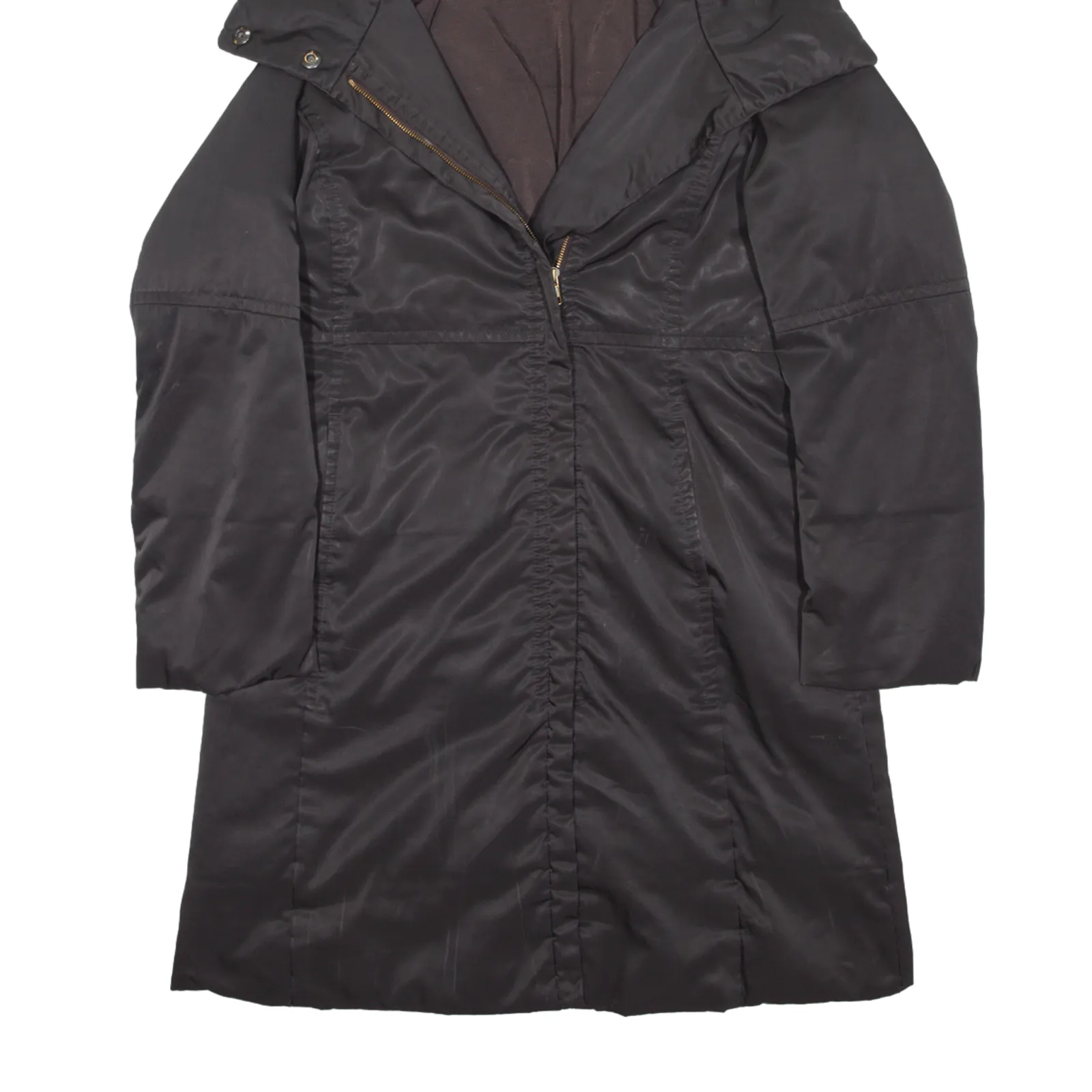 HUGO BOSS Down Insulated Parka Coat Brown Womens M