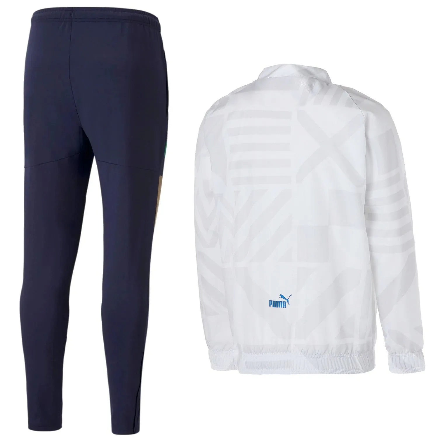 Italy white/navy pre-match presentation tracksuit 2022/23 - Puma