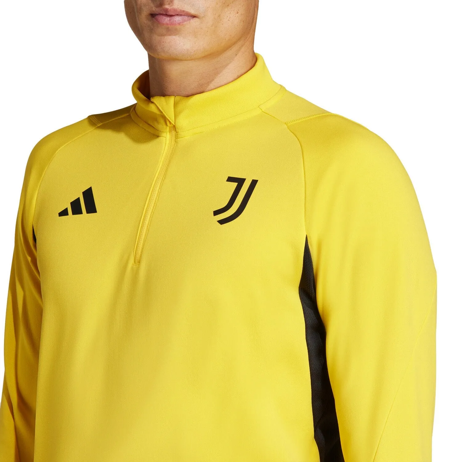 Juventus yellow training technical Soccer tracksuit 2024 - Adidas