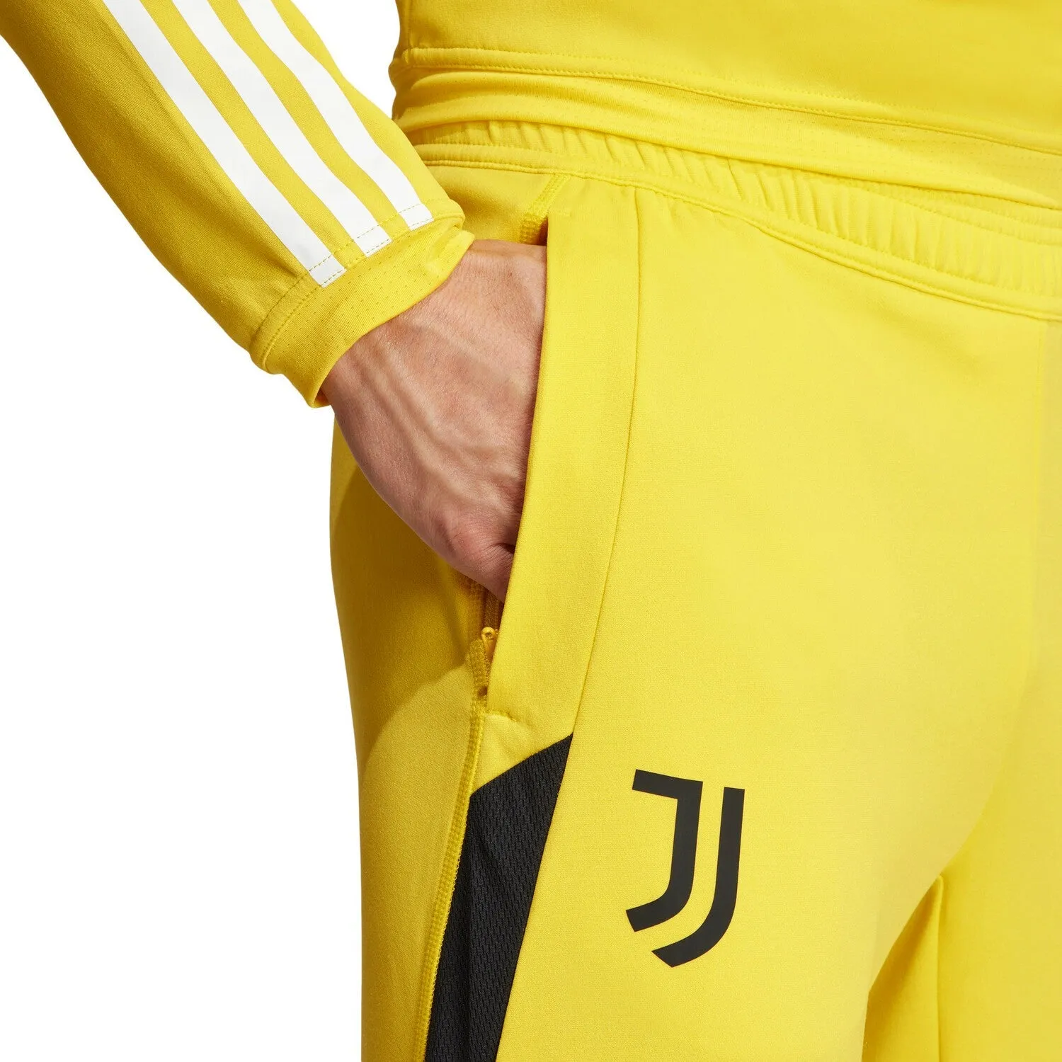 Juventus yellow training technical Soccer tracksuit 2024 - Adidas