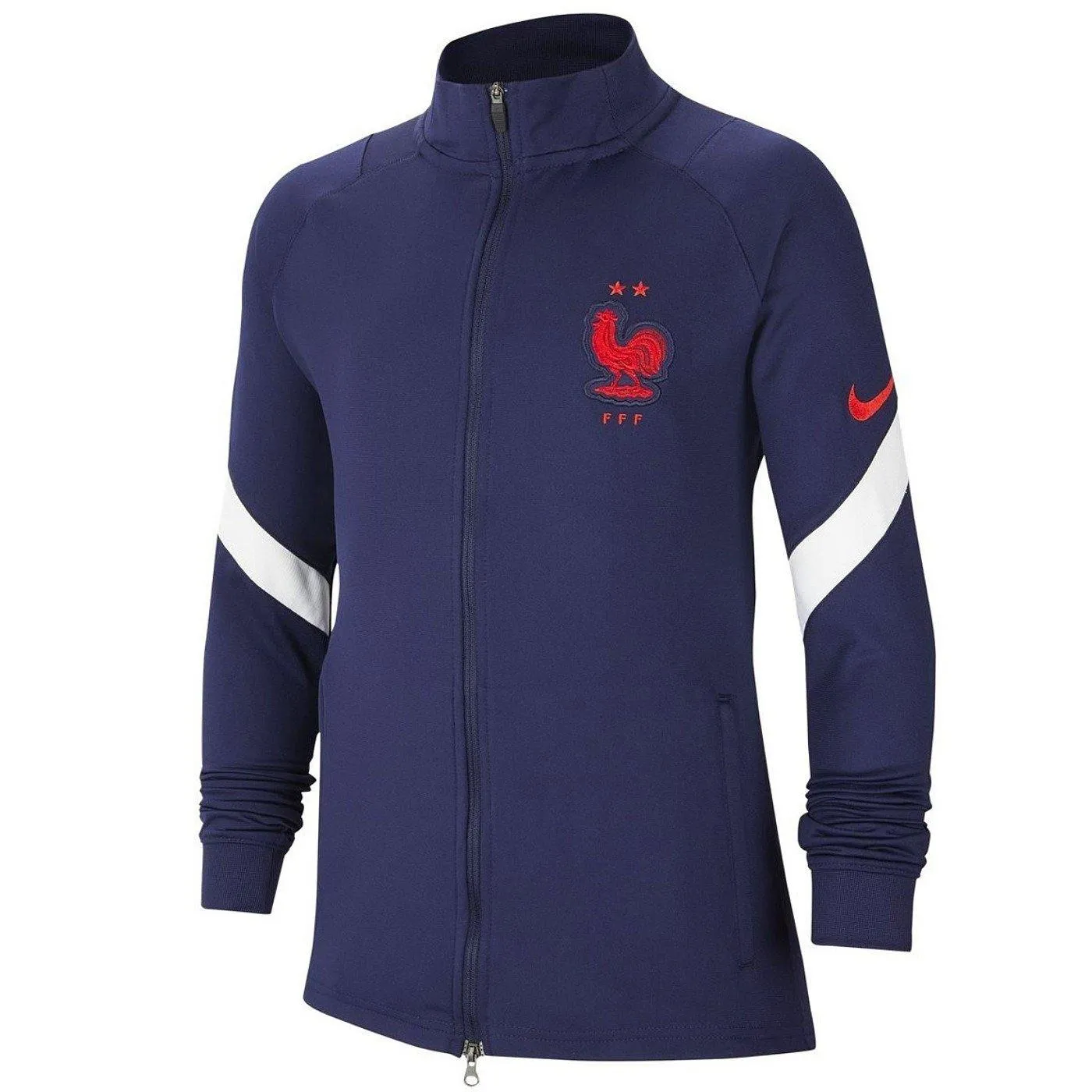 Kids - France training presentation Soccer tracksuit 2020/21 navy - Nike