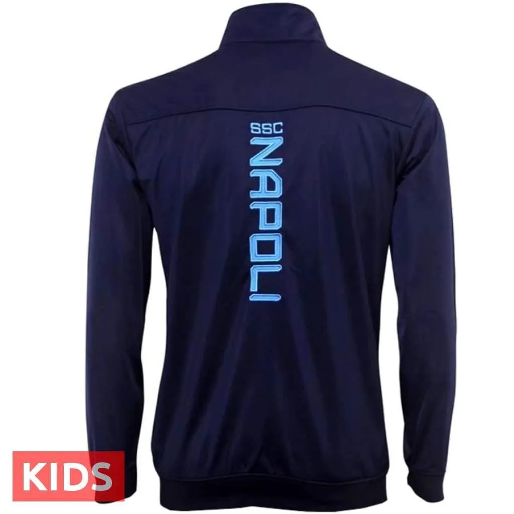 Kids - SSC Napoli Navy Training Soccer Tracksuit 2017/18 - Kappa