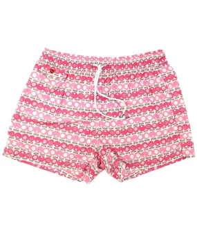Kiton Men Swim Shorts XL Pink Novelty Swimwear SALE