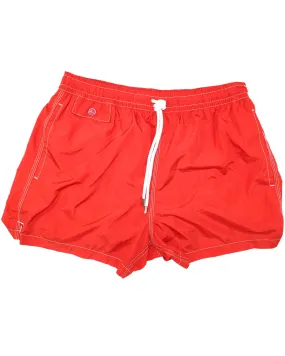 Kiton Swim Shorts L Red Solid - Men Swimwear SALE