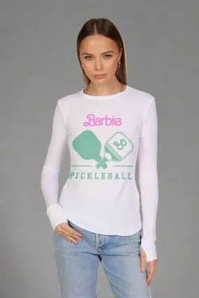 Lauren Moshi McKinley Barbie Pickleball Top
