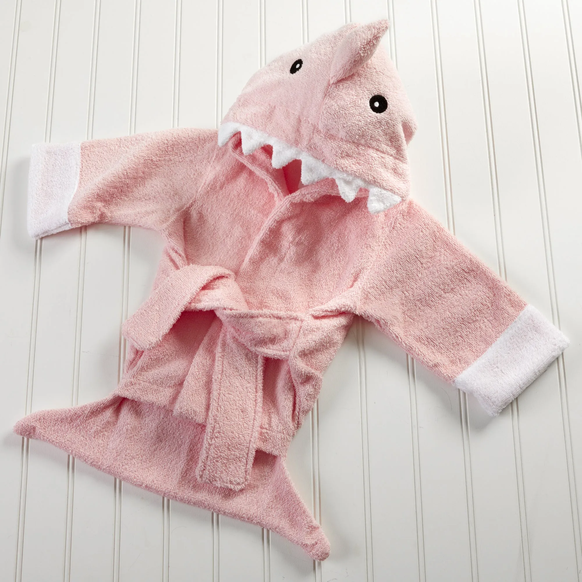 Let the Fin Begin Pink Shark Robe (0-9m)
