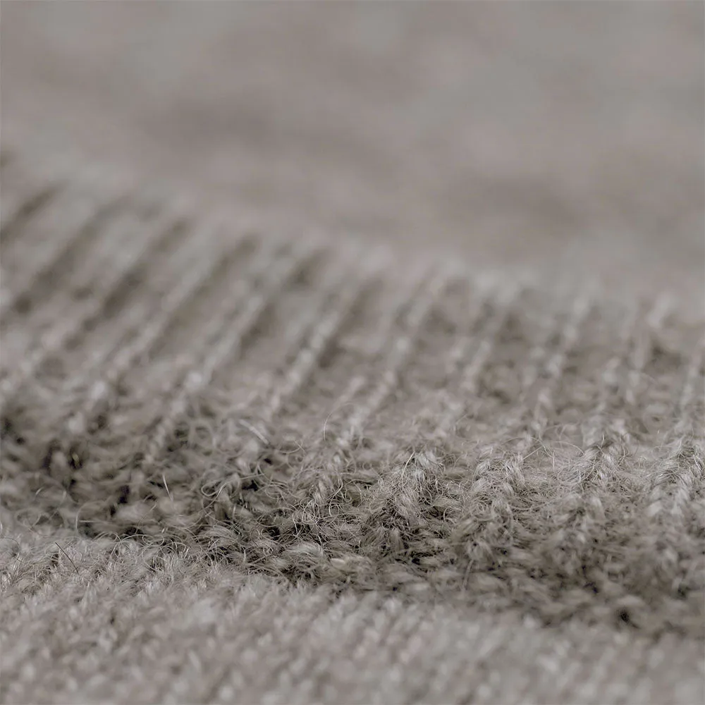 Light Brown Cashmere Crew Neck Jumper