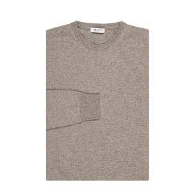 Light Brown Cashmere Crew Neck Jumper