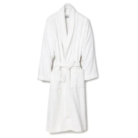 LMC Deluxe Super Soft Terry Spa Robe (White) - SAVE 20%*