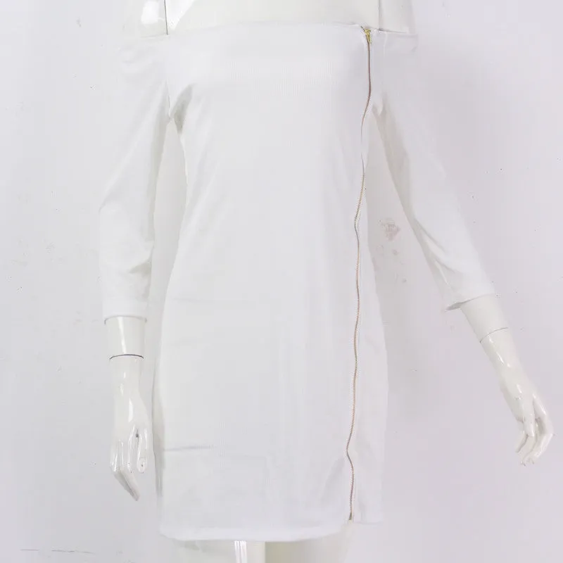 Long Sleeved Sheath Dress