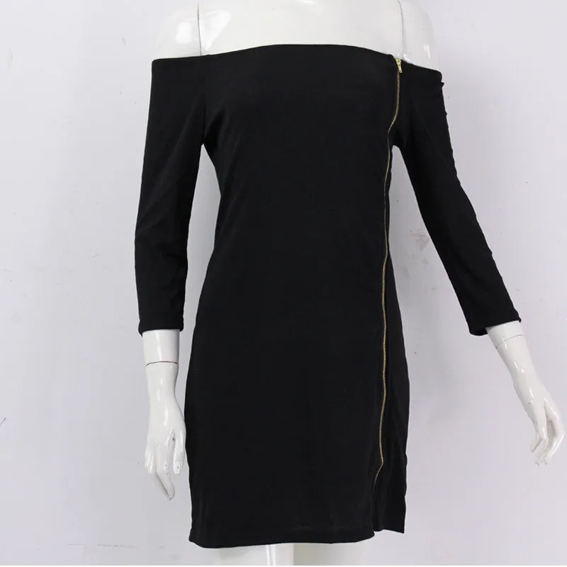 Long Sleeved Sheath Dress