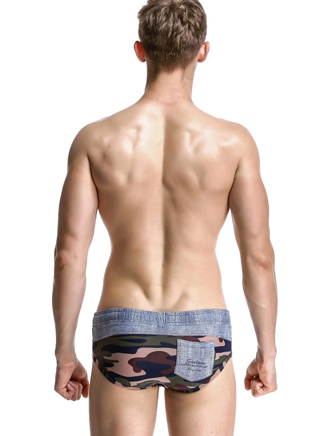 Low Rise Brief Back Pocket Swimwear 60905