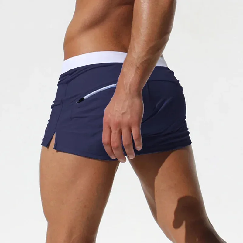 Low Waist Surf Trunks Sexy Swimwear for Men