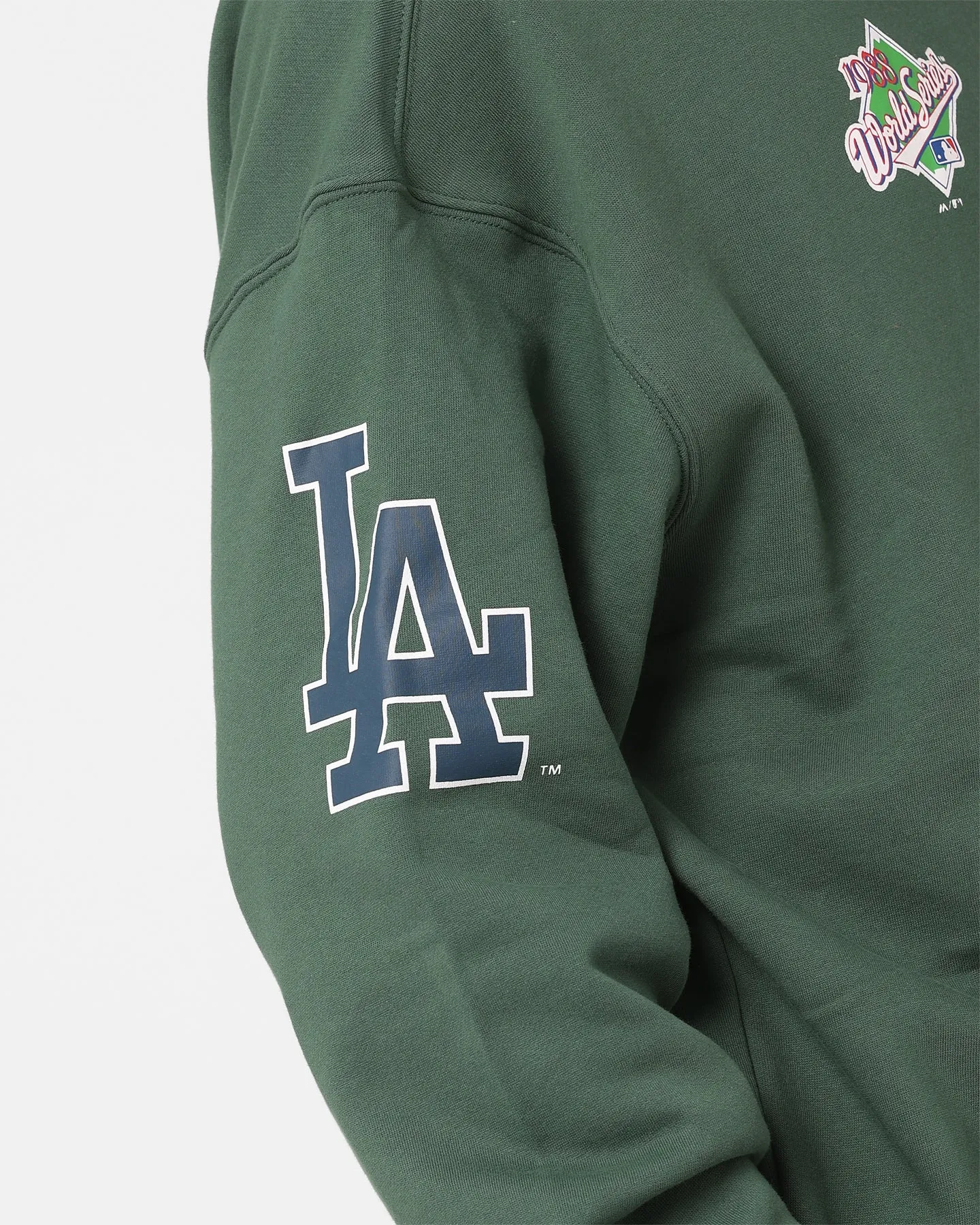 Majestic Athletic Los Angeles Dodgers Vintage Athletic Pop Nick Hoodie Dark Cedar