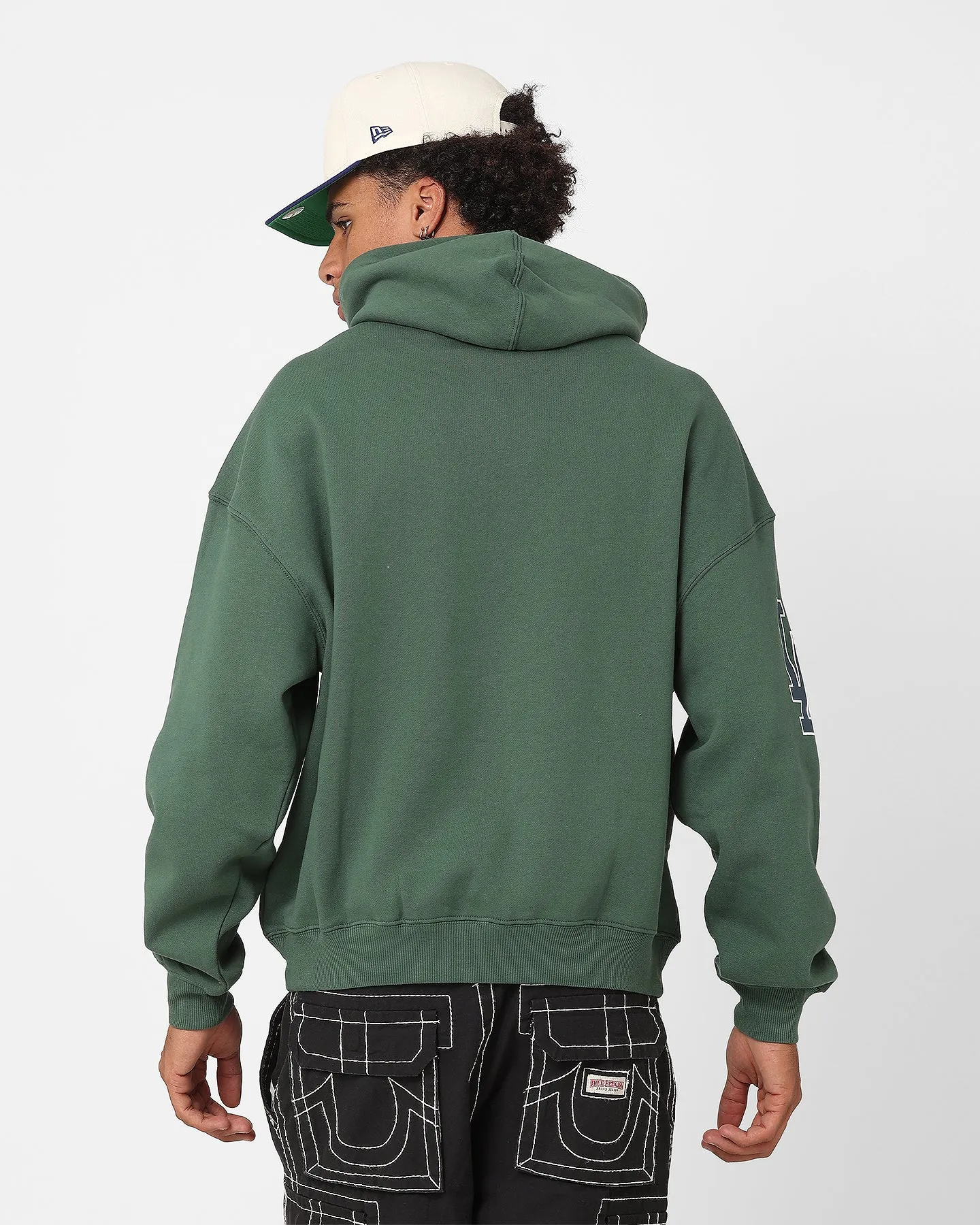 Majestic Athletic Los Angeles Dodgers Vintage Athletic Pop Nick Hoodie Dark Cedar