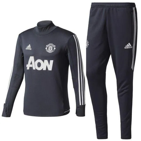 Manchester United Tech 17/18 Training dark grey Tracksuits
