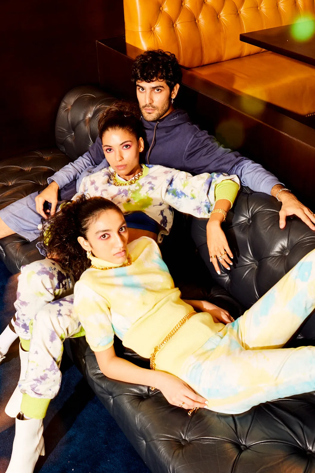 Mens Blue Ombre Sweatshirt Set