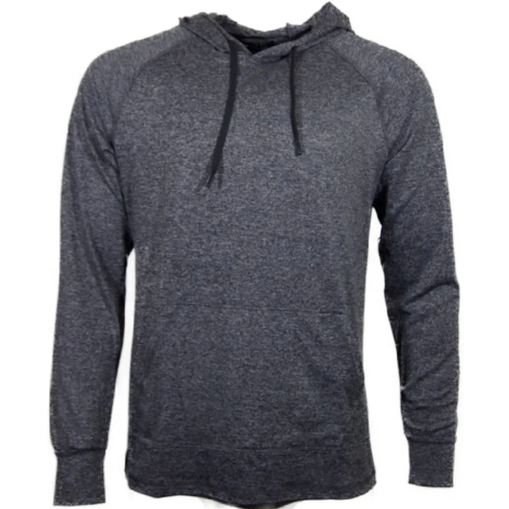 Men's Dri-Fit Hoodie Moisture Wicking Athletic Gym Pullover Long Sleeve Sweater